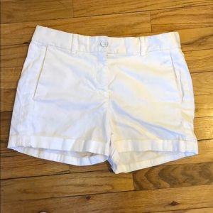 White Zara shorts